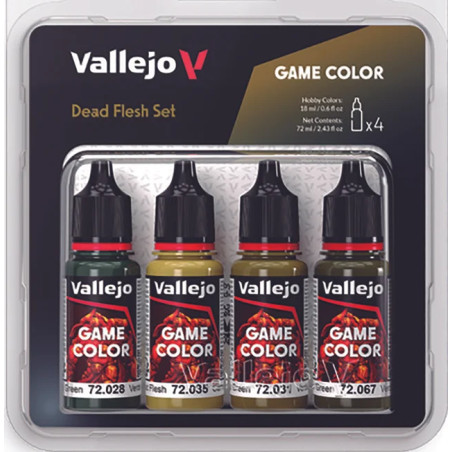 GAME COLOR SET: CARNE MUERTA 18ml (4)
